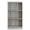 Furinno Basic 3-Tier Bookcase Storage Shelves, French Oak Grey, 99736GYW