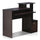 Furinno Econ Multipurpose Home Office Computer Writing Desk w/Bin, Dark Walnut, 12095DWN