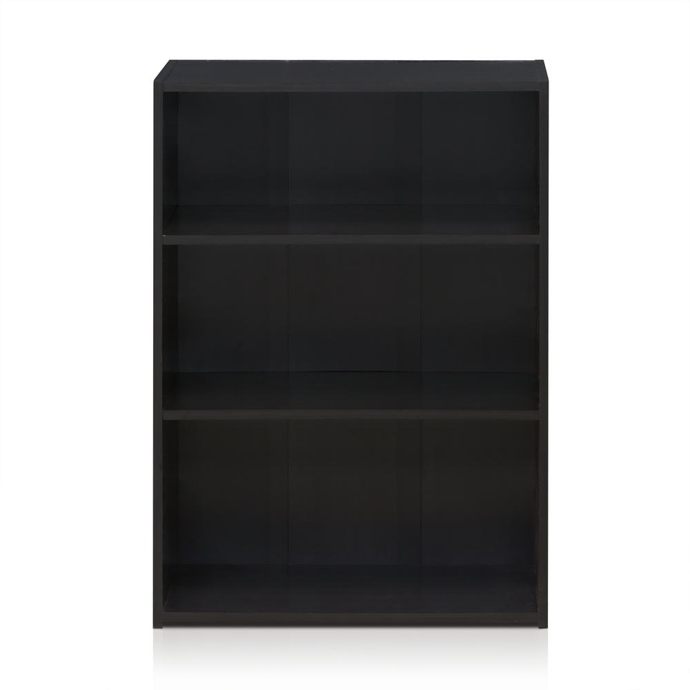 Furinno Wright 3-Shelf Bookcase, Cinnamon Cherry