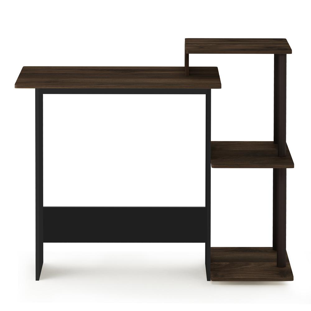 Furinno Efficient Home Laptop Notebook Computer Desk, Columbia Walnut/Brown, 11192CWN/BR