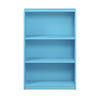 Furinno JAYA Simple Home 3-Tier Adjustable Shelf Bookcase, Light Blue, 14151R1LBL