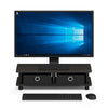 Turn-N-Tube Monitor Stand, Espresso/Black - Furinno