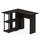 Abbott L-Shape Desk with Bookshelf, Espresso/Black, 17092EX/BK - Furinno