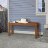 Tioman Hardwood Promo Backless Bench in Teak Oil - Furinno