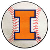 Fanmats - University of Illinois Baseball Mat 27'' diameter