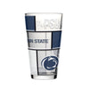 Penn State Nittany Lions Pint Glass 16oz Quilted Stained Boxed - Logo Brands
