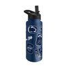 Penn State Nittany Lions Quencher Bottle 34oz Stainless Steel Dreamweave - Logo Brands