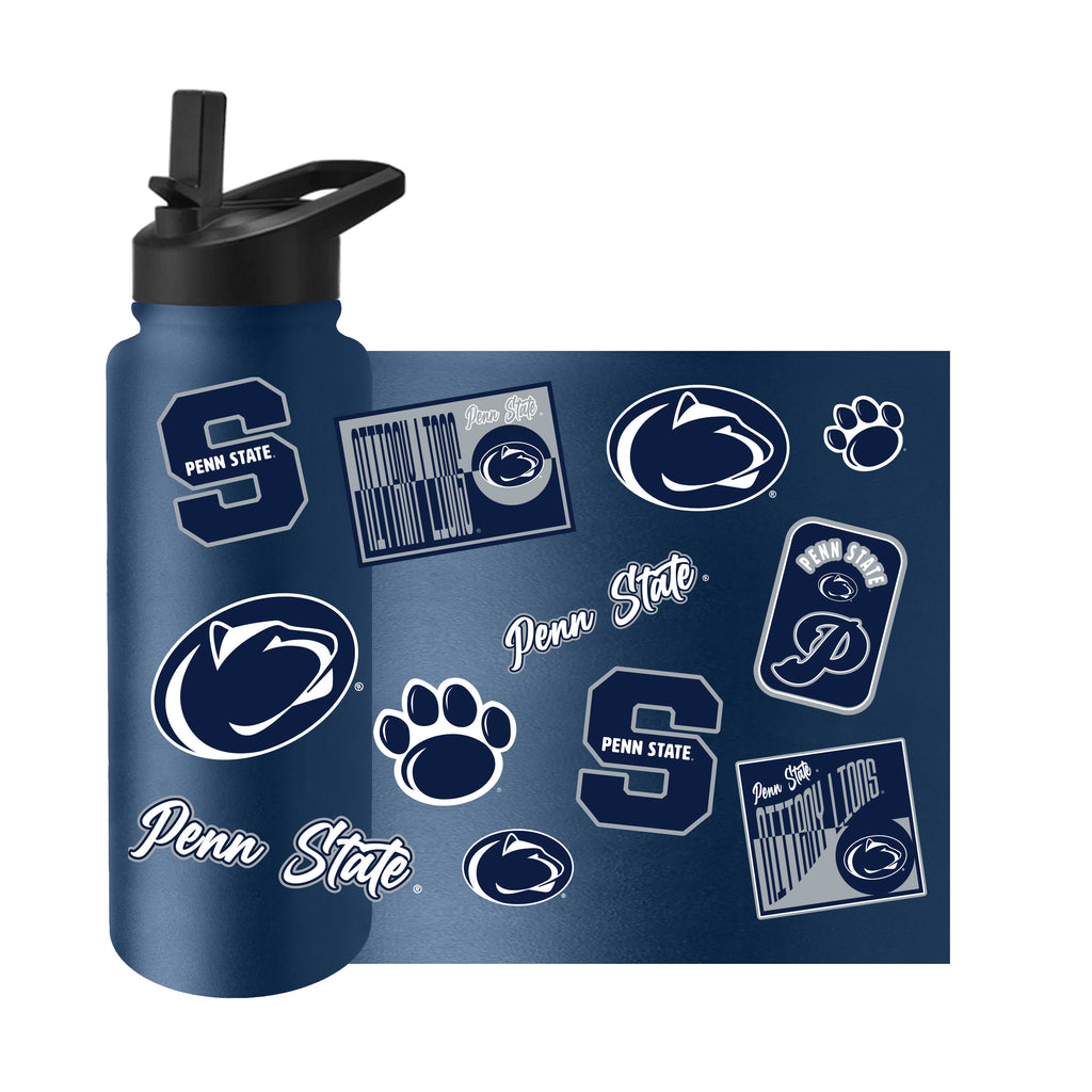 Penn State Nittany Lions Quencher Bottle 34oz Stainless Steel Dreamweave - Logo Brands