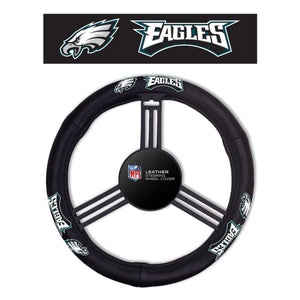 Philadelphia Eagles Steering Wheel Cover Leather -