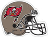 Tampa Bay Buccaneers Magnet Car Style 12 Inch Helmet Design -