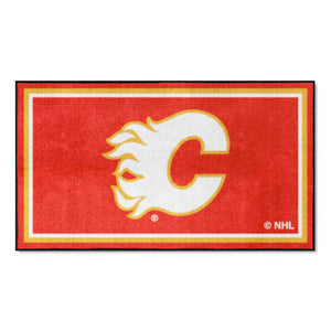 Fanmats - NHL - Calgary Flames 3x5 Rug 36''x 60''