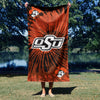 Oklahoma State Cowboys NCAA Psychedelic Beach Towel 30 X 60 Inches - Northwest