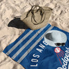 Los Angeles Dodgers MLB Stripes Beach Towel 30 X 60 Inches - Northwest