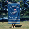 Los Angeles Dodgers MLB Stripes Beach Towel 30 X 60 Inches - Northwest