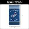 Los Angeles Dodgers MLB Stripes Beach Towel 30 X 60 Inches - Northwest