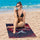 Atlanta Braves MLB Psychedelic Beach Towel 30 X 60 Inches - Northwest