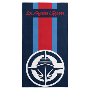 Los Angeles Clippers NBA Zone Read Beach Towel 30 X 60 Inches - Northwest