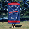 Buffalo Bills NFL Stripes Beach Towel 30 X 60 Inches - Northwest