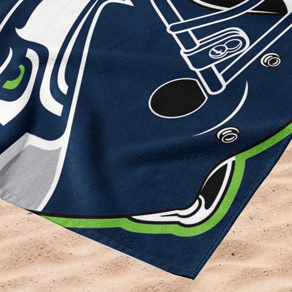 Seattle Seahawks NFL Zone Read Beach Towel 30 X 60 Inches - Northwest