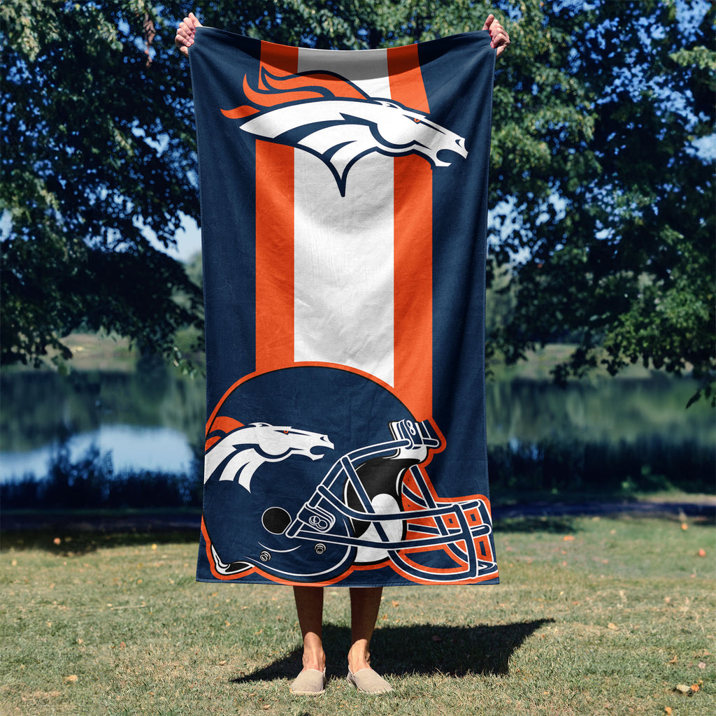 Denver Broncos NFL Zone Read Beach Towel 30 X 60 Inches - Northwest
