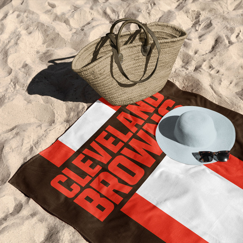Cleveland Browns NFL Zone Read Beach Towel 30 X 60 Inches - Northwest