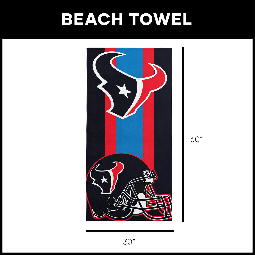 Houston Texans NFL Zone Read Beach Towel 30 X 60 Inches - Northwest