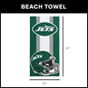 New York Jets NFL Zone Read Beach Towel 30 X 60 Inches - Northwest