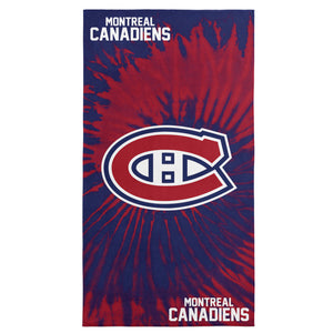 Montreal Canadiens NHL Psychedelic Beach Towel 30 X 60 Inches - Northwest