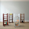 3-Shelf Folding Bookcase 14'' Wide-Walnut - Casual Home