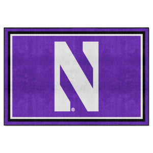 Fanmats - Northwestern University 5x8 Rug 59.5''x88''