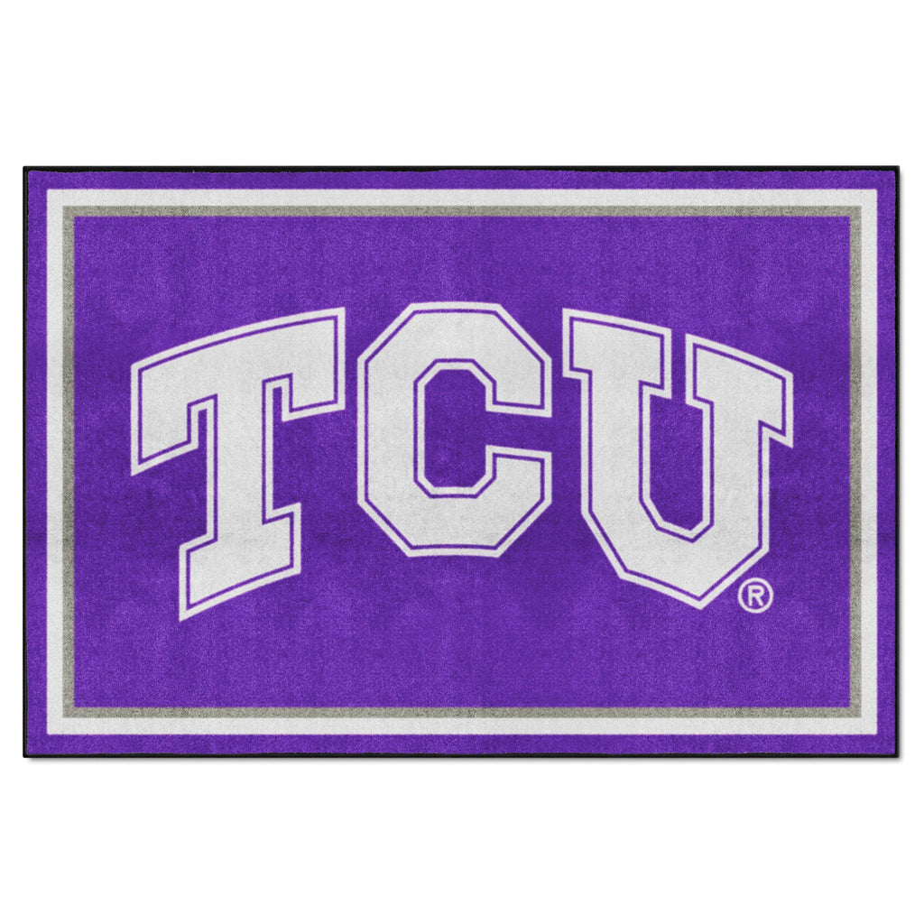 Fanmats - Texas Christian University 5x8 Rug 59.5''x88''