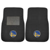 Fanmats - NBA - Golden State Warriors 2-pc Embroidered Car Mat Set 17''x25.5''