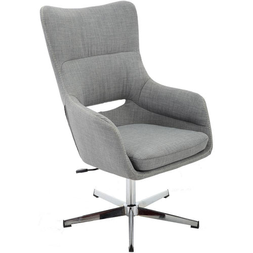 Carlton Wingback 18'', 360-Degree Swivel Spin, Fixed-Height Desk Chair - Hanover