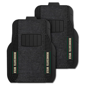 Fanmats - NHL - Minnesota Wild 2-pc Deluxe Car Mat Set 21''x27''