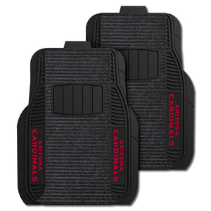 Fanmats - NFL - Arizona Cardinals 2-pc Deluxe Car Mat Set 21''x27''