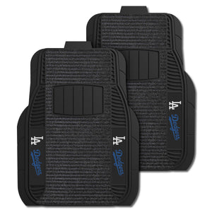 Fanmats - MLB - Los Angeles Dodgers 2-pc Deluxe Car Mat Set 21''x27''