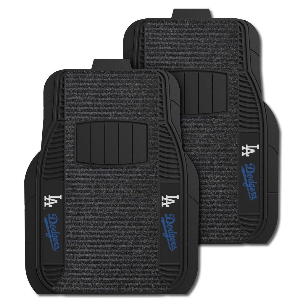 Fanmats - MLB - Los Angeles Dodgers 2-pc Deluxe Car Mat Set 21''x27''
