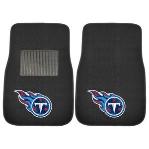 Fanmats - NFL - Tennessee Titans 2-pc Embroidered Car Mat Set 17''x25.5''
