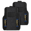 Fanmats - U.S. Naval Academy 2-pc Deluxe Car Mat Set 21''x27''