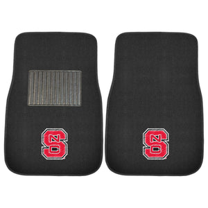 Fanmats - North Carolina State University 2-pc Embroidered Car Mat Set 17''x25.5''