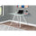 Computer Desk, Home Office, Laptop, 48L, Work, White Metal, Tempered Glass - Monarch Specialties