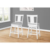 Bar Stool, Set Of 2, Swivel, Counter Height, Kitchen - Monarch