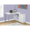 Computer Desk, Home Office, Corner, Left, Right Set-up, Storage Drawers - Monarch