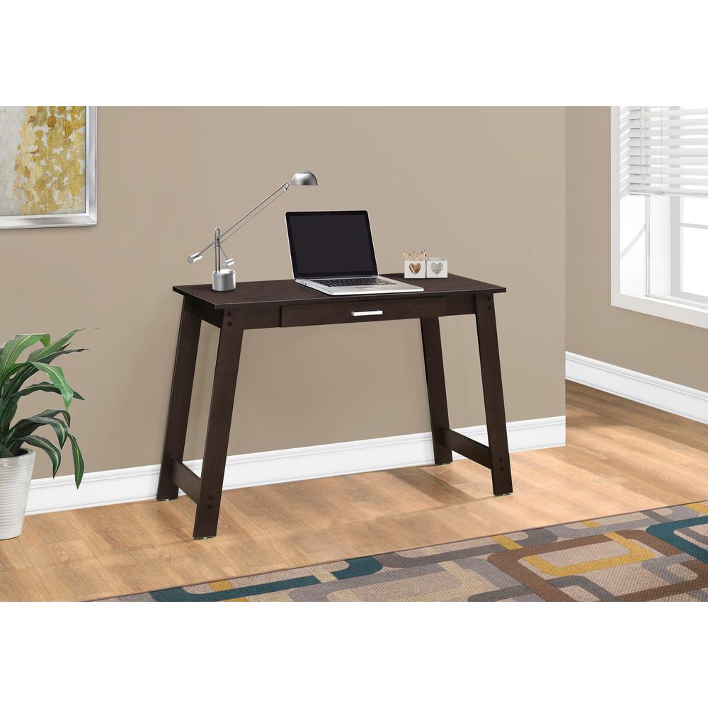 Computer Desk, Home Office, Laptop, Storage Drawers, Work, Brown Laminate - Monarch