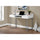 Computer Desk, Home Office, Laptop, Storage Drawers, 48L, Work, White Laminate - Monarch