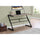 Computer Desk, Home Office, Laptop, 48L, Work, Brown Laminate, Black - Monarch