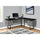 Computer Desk, Home Office, Corner, Left, Right Set-up, Storage Drawers, 70L, L - Monarch