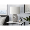 26''H, Table Lamp, Grey Ceramic, Ivory / Cream Shade, Contemporary, Modern - Monarch