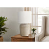 Lighting, 17''H, Table Lamp, Beige Ceramic, Ivory / Cream Shade, Contemporary - Monarch