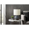 Lighting, Table Lamp, 16''H, Grey Concrete, Ivory / Cream Shade - Monarch